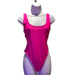Vibrant Pink One-Piece Swimsuit